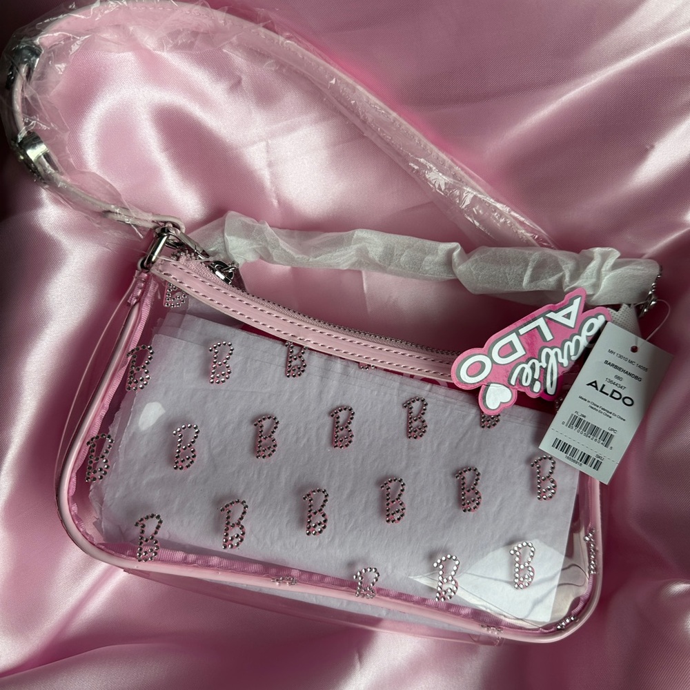 Aldo Pink Transparent Women's Bag
